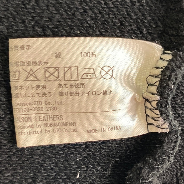 VANSON バンソン トムとジェリー 刺繍＆プリント ジップアップ パーカー ブラック sizeL 瑞穂店