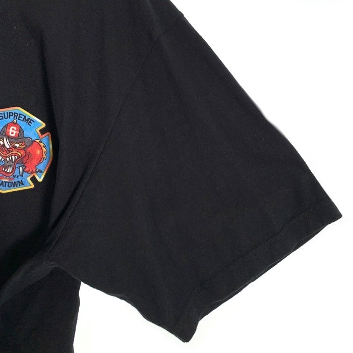 SUPREME シュプリーム 22AW FDNY Engine 9 Tee プリントTシャツ ブラック Size XL 福生店