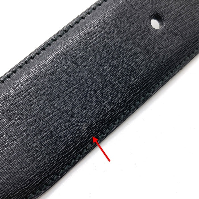 DOLCE&GABBANA ドルチェアンドガッバーナ DGバックル レザーベルト ブラック Size 100cm-40インチ 瑞穂店