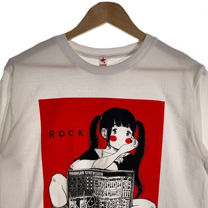rockin'star 浅野いにお シンセガール プリントTシャツ ホワイト Size L 福生店