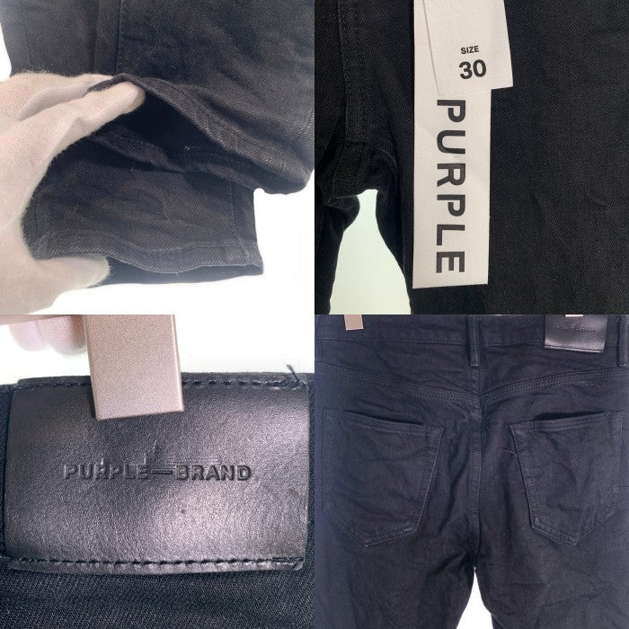 PURPLE BRAND パープルブランド スキニー デニムパンツ ブラック P001 Size 30 福生店