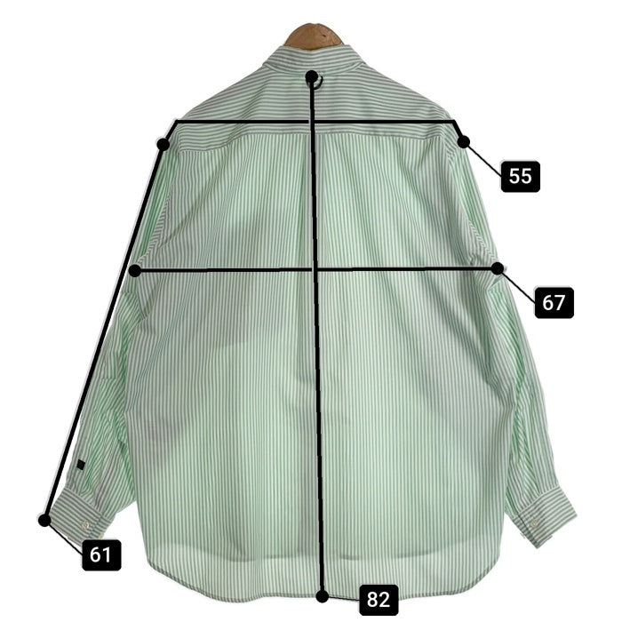 DAIWA PIER39 ダイワピアサーティナイン TECH BUTTON DOWN SHIRT L/S OXFORD テック ボタンダウンシャツ ロングスリーブ オックスフォード グリーン BE-86023 Size JP M 福生店