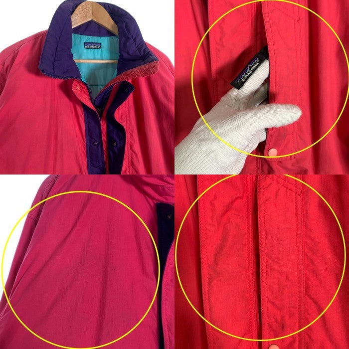 90`s patagonia パタゴニア FALL LINE INSULATED JACKET フォールライン インサレートッドジャケット ピンク 85321 Size L-XL 相当 福生店
