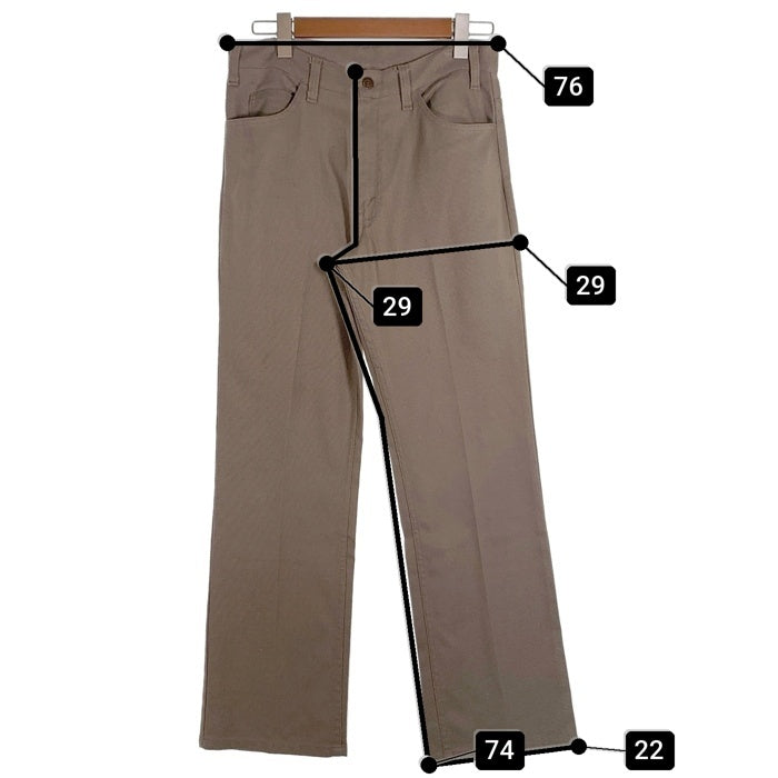 90's Levi's リーバイス STA-PREST スタプレスト 517 フレアパンツ ボタン裏520 ベージュ USA製 Size W31 L32 福生店