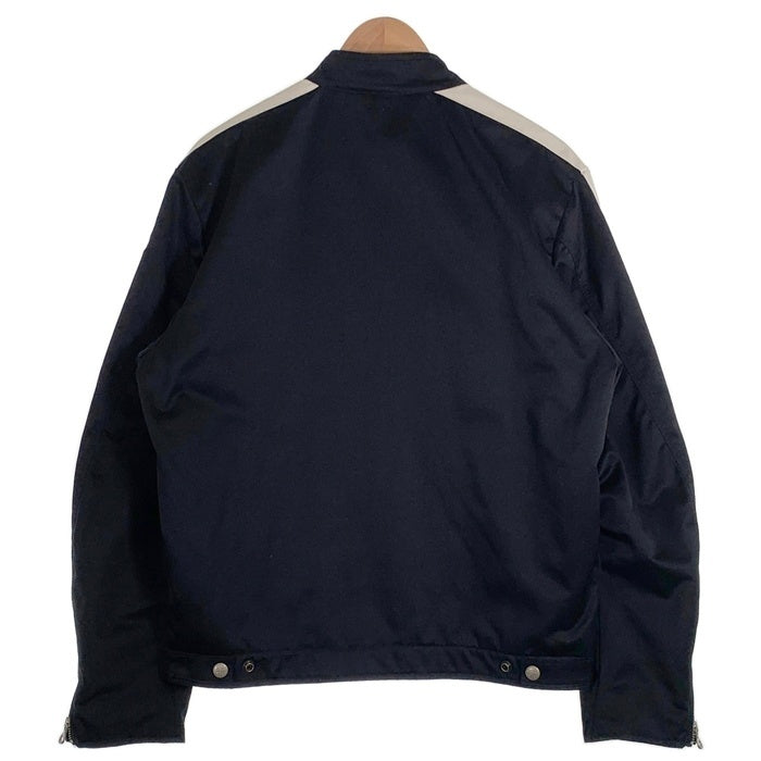 DIESEL ディーゼル J-BECK バイカージャケット ブラック ホワイト A10486 Size 48 福生店