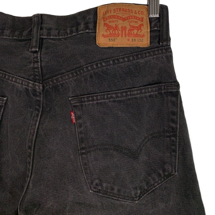 Levi's リーバイス 550 ブラックデニムパンツ 00550-0260 エジプト製 Size 33 福生店