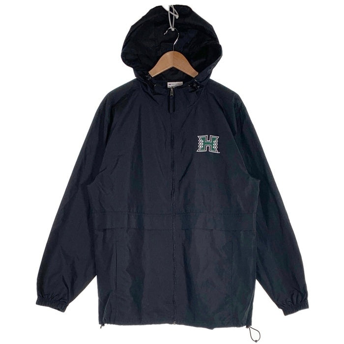 Champion チャンピオン University Of Hawai ハワイ大学 ジップアップナイロンジャケット ブラック Size L 福生店