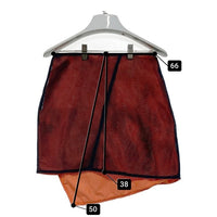 NIIMI 変形裏メッシュラップ巻スカート ネイビー×オレンジ size- 瑞穂店