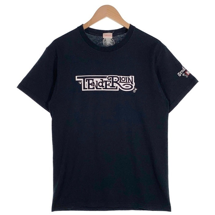 TENDERLOIN テンダーロイン ロゴプリント 半袖 Tシャツ ブラック Size M 福生店