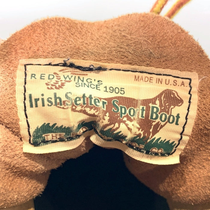 RED WING レッドウィング Irish Setter スエード アイリッシュセッター 6インチ ワークブーツ ベージュ 8173 USA製 Size 6E 24cm 福生店