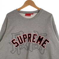 SUPREME シュプリーム 20SS Kanji Logo Crewneck 漢字ロゴ クルーネックスウェットトレーナー グレー Size XL 福生店