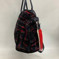 Desigual デシグアル 2way ショルダーバッグ ブラック×ネイビー×レッド 瑞穂店