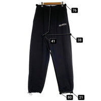 Hide&Seek ハイドアンドシーク  Logo Sweat Pant ロゴプリント スウェットパンツ ブラック HP-020926 Size L 福生店