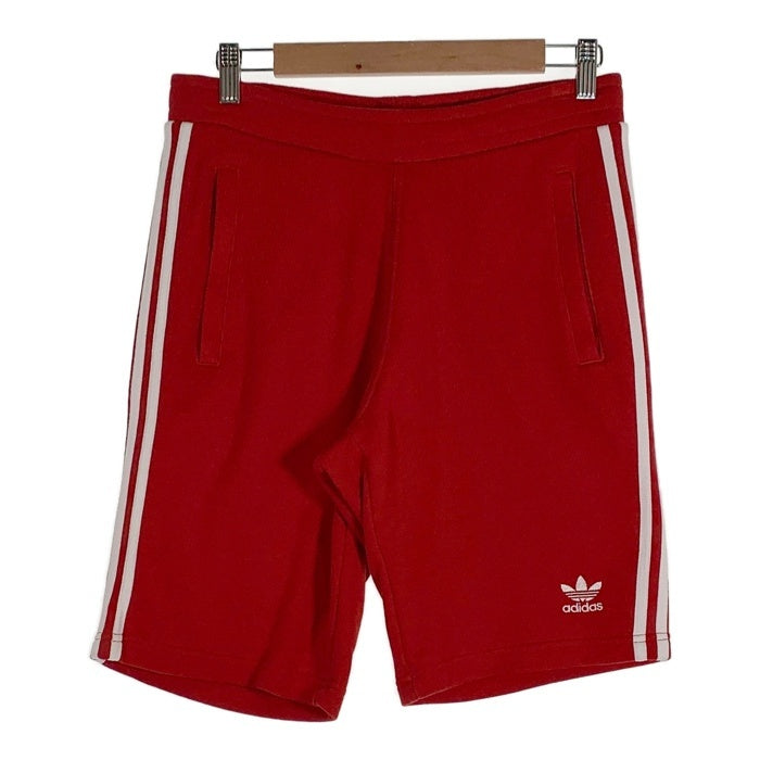 adidas アディダス SST SHORTS スリープストライプ ショートパンツ コットン レッド DV1525 Size JP M 福生店