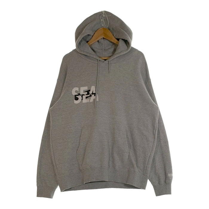 WIND SEA ウィンダンシー GOD SELECTION XXX ゴットセレクショントリプルエックス ロゴ プルオーバー フーディー パーカー グレー WDS-XXX-SP-07 Size XL 福生店