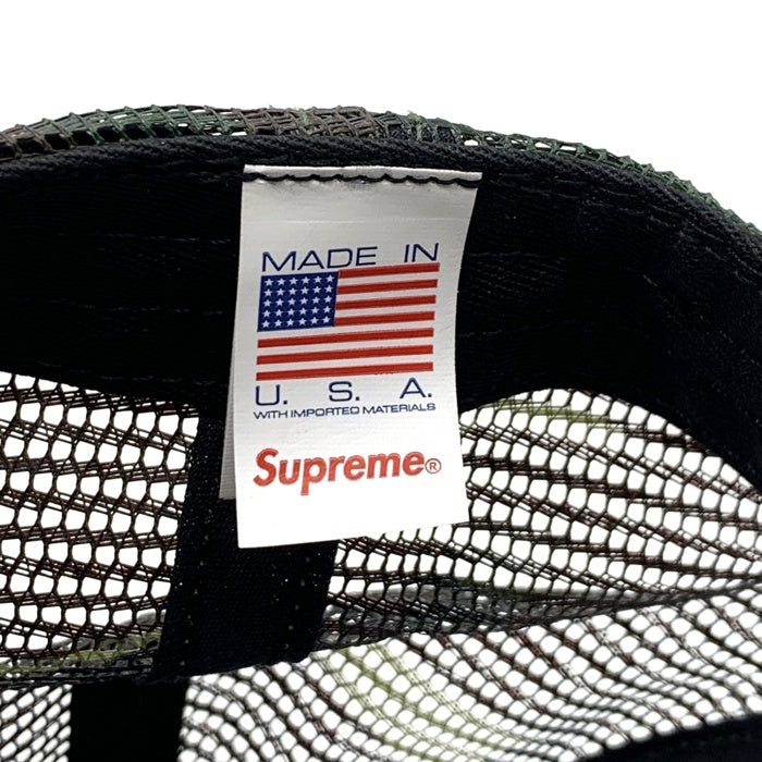 SUPREME シュプリーム 24SS Black Cat Mesh Back 5-Panel ブラックキャット メッシュバック 5パネルキャップ ウッドランドカモ 福生店