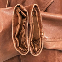 purete ピュルテ レザートレンチコート ブラウン size40 瑞穂店