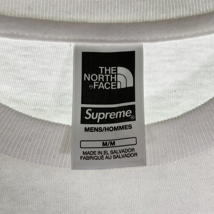 SUPREME シュプリーム THE NORTH FACE ノースフェイス 23SS Pocket Tee 半袖 ポケット Tシャツ ホワイト NT023091 Size M 福生店