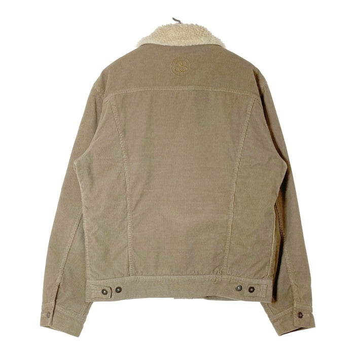 STUSSY ステューシー Lee リー STUSSY RIDER LB0010 コーデュロイ ボアジャケット ブラウン SizeL 瑞穂店