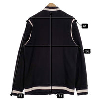 STUSSY ステューシー スウェット アワードジャケット スタジャン ブラック プリント Size XL 福生店