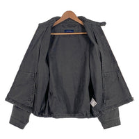 NAUTICA ノーティカ 24SS クラッシュドチノ ジップアップブルゾン ブラック 241-1538 Size L 福生店
