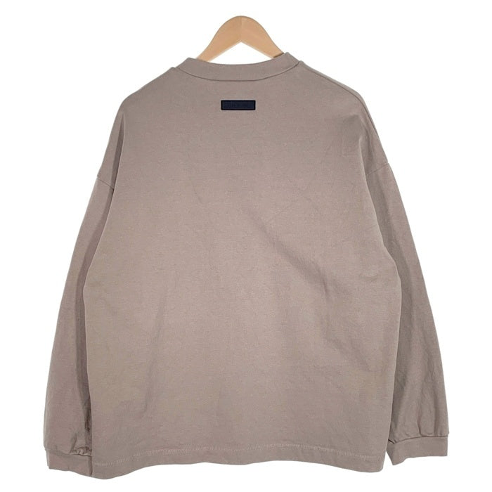 FOG ESSENTIALS エッセンシャルズ ラバーロゴプリント ロングスリーブTシャツ ピスタチオ 厚手 Size XXS 福生店