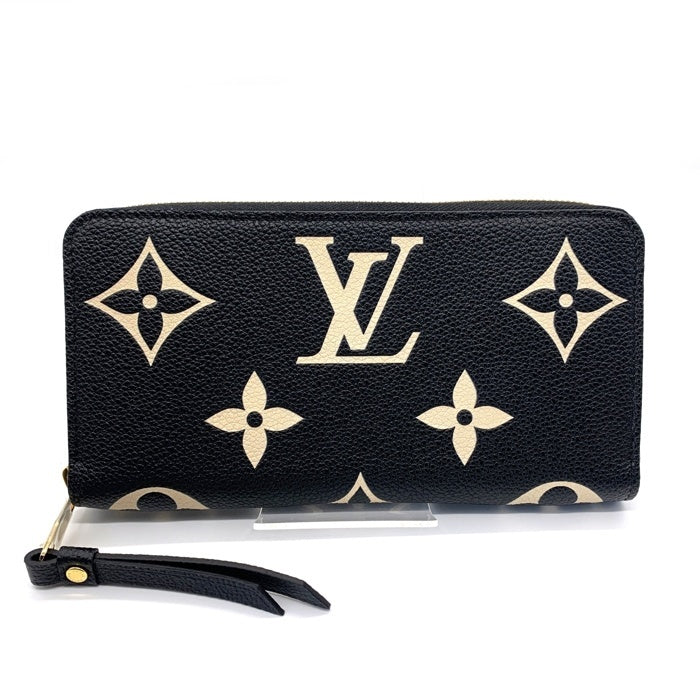 LOUIS VUITTON ルイ ヴィトン モノグラム・アンプラント ジッピーウォレット 長財布 ブラック M80481 福生店