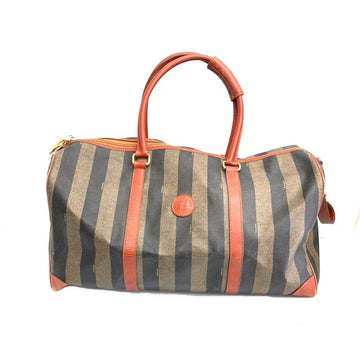 FENDI フェンディ ペカン柄 2WAY ボストンバッグ ブラック×ブラウン 瑞穂店