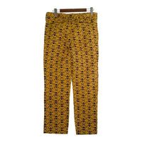 LIFE`S A BEACH ライフズアビーチ 復刻 スカルボーンプリント ワークパンツ イエロー Size L 福生店