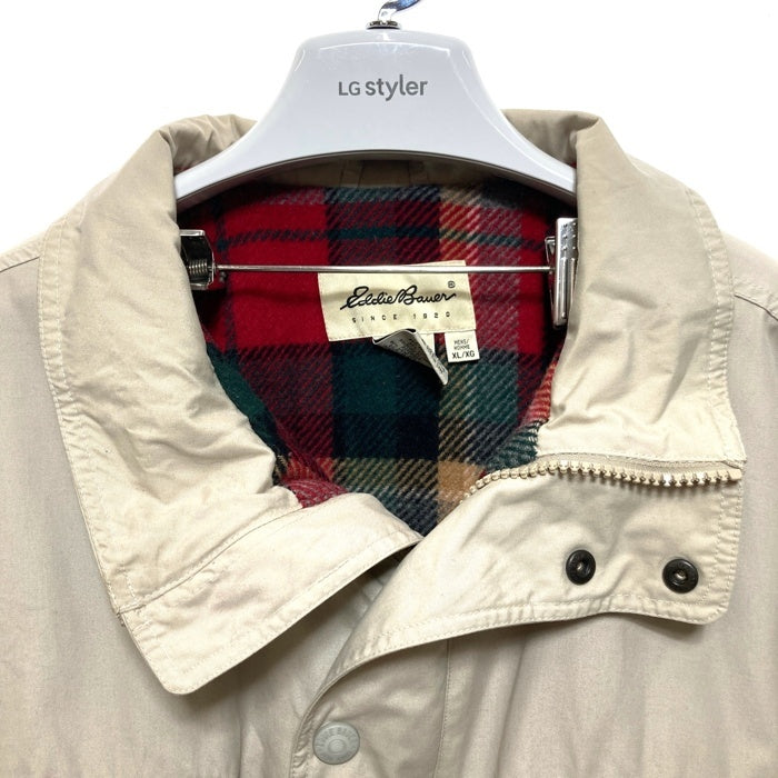 Eddie Bauer エディーバウアー 裏フランネル マウンテンジャケット ベージュ sizeXL 瑞穂店