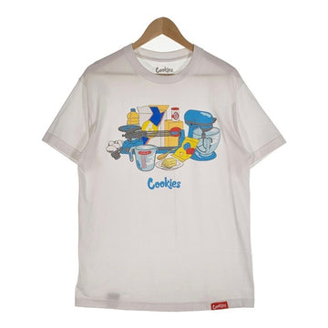 Cookies クッキーズ プリント Tシャツ ホワイト Size M 福生店