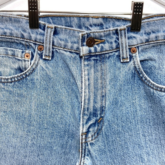 Levi’s リーバイス 90's ボタン裏216 カナダ製 裾フリンジ デニムパンツ ライトインディゴ size- 瑞穂店