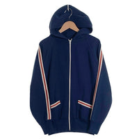 70's Scrambler by Triton スクランブラー ジップアップフーディー パーカー トリコロール ネイビー ポーランド製 Size L 福生店