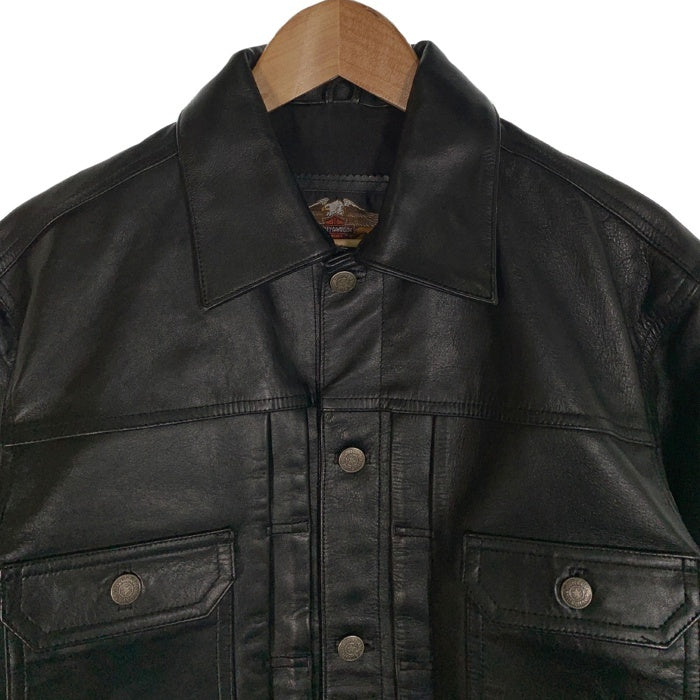 HARLEY-DAVIDSON ハーレーダビッドソン レザー トラッカージャケット ブラック 40132 Size L 福生店