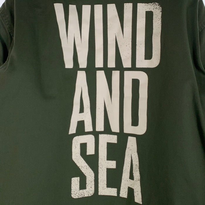 WIND AND SEA ウィンダンシー 23AW A2 DECK JACKET ミリタリーデッキジャケット オリーブ WDS-O-MLY-24-Q1-JK-02 Size XL 福生店