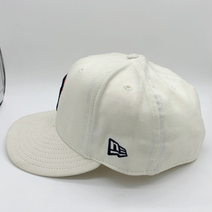 90's New Era ニューエラ 59FIFTY MLB ニューヨーク・ヤンキース ウールベースボールキャップ ホワイト USA製 Size 7 3/8 (58.7cm) 福生店