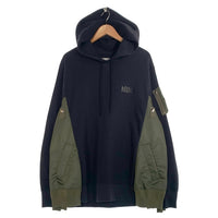 NIKE ナイキ sacai サカイ NRG HOODY ドッキングパーカー フーディー ナイロン切替 ネイビー オリーブ CW2419-475 Size 2XL 福生店