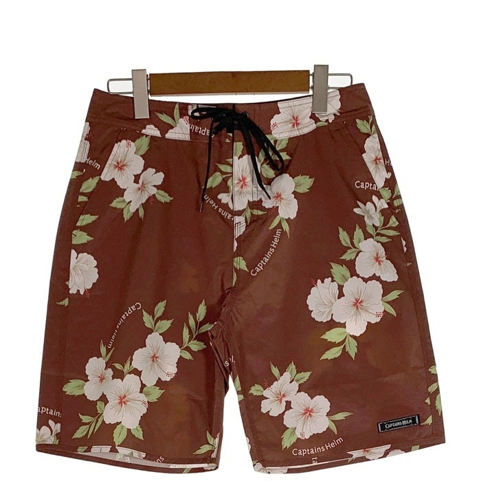 CAPTAINS HELM キャプテンズヘルム HELM CLASSIC BOARD SHORTS ヘルム クラシック ボード ショーツ ハーフ ショートパンツ ブラウン CH25-SS-P07 Size L 福生店
