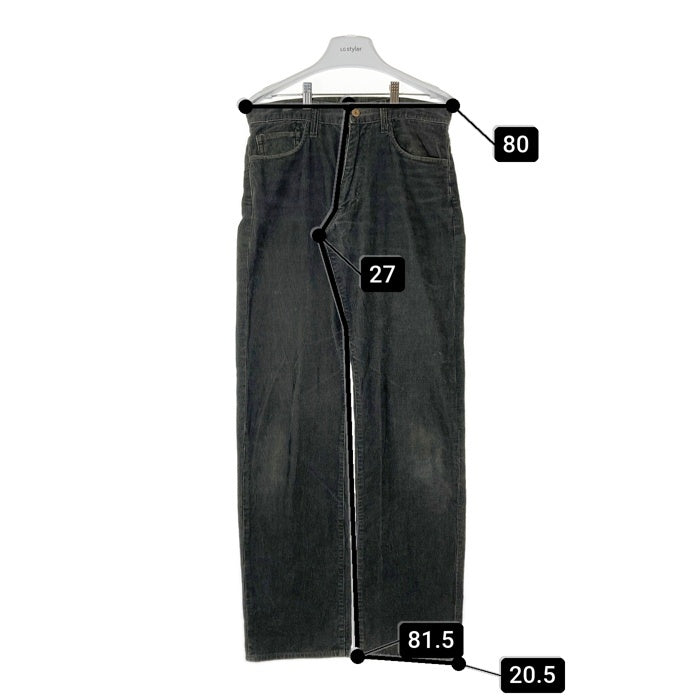 EVISU エヴィス LOT.2045 カモメ コーデュロイパンツ グレー size30 瑞穂店