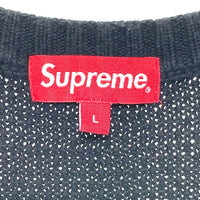 SUPREME シュプリーム 20AW Textured Small Box Sweater スモールボックスロゴニット ブラック sizeL 瑞穂店