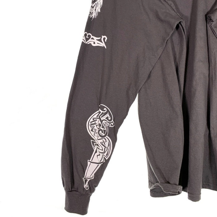 RHCP ANTHONY KIEDIS L/S T-SHIRT レッチリ アンソニー・キーディス タトゥープリント ロングスリーブTシャツ チャコールグレー フリーウェイ 現行品 Size XXL 福生店