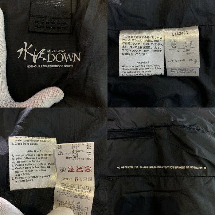 DESCENTE ALLTERRAIN デサントオルテライン ANCHOR アンカー 水沢ダウン ジャケット ブラック DIA3473 Size JP M 福生店