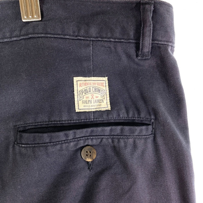 Polo by Ralph Lauren ポロバイラルフローレン POLO CHINO USA製 初期タグ チノパン ネイビー size33/34 瑞穂店