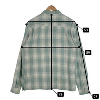 STUSSY ステューシー チェック フランネルシャツ グリーン インド製 Size L 福生店
