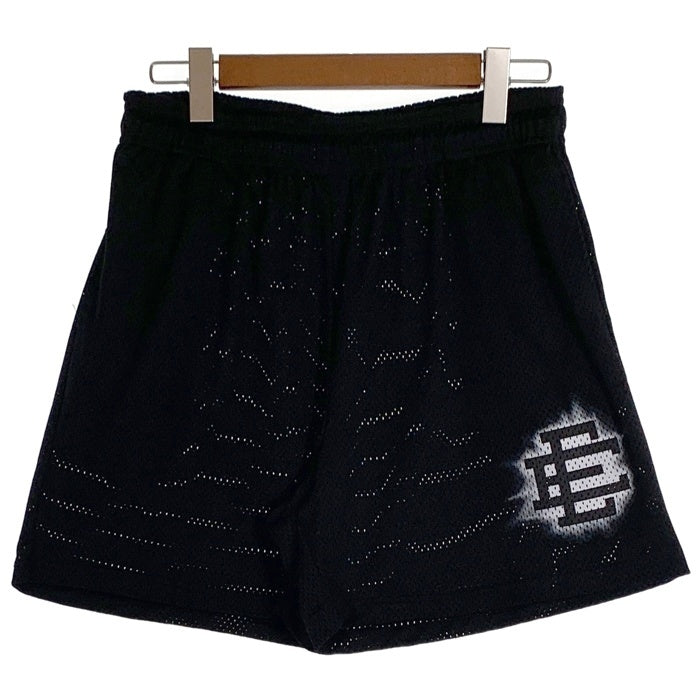 Eric Emanuel エリック エマニエル EE BASIC BLACK SKYLINE SHORTS メッシュ ショーツ ブラック Size XL 福生店
