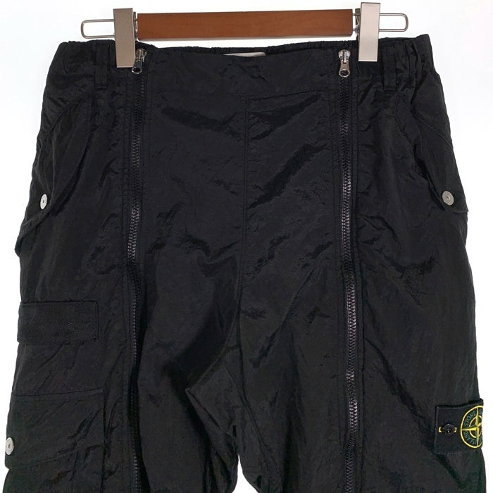 STONE ISLAND ストーンアイランド 22AW NYLON METAL IN ECONYL Front Zip Cargo Pants ナイロンメタル カーゴパンツ ブラック 77153169 Size W31 福生店