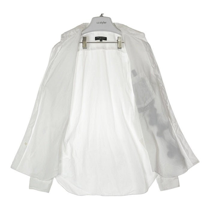 COMME des GARCONS HOMME PLUS コムデギャルソンオムプリュス パッチワークポケット フェルト型抜き 長袖シャツ ホワイト sizeXS 瑞穂店