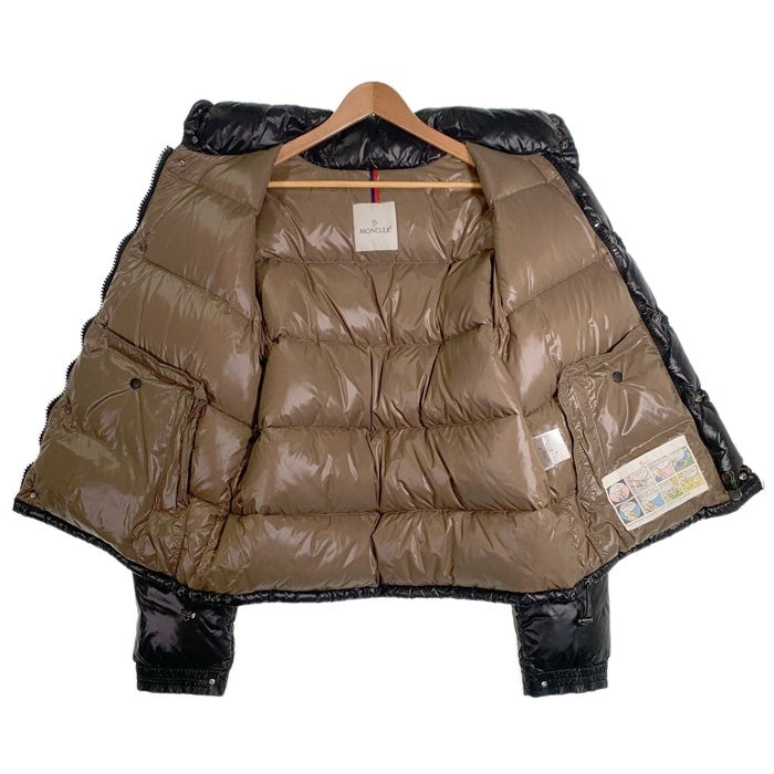 MONCLER モンクレール EVEREST エベレスト ダウンジャケット ブラック ビッグロゴワッペン 41310/50/68950 並行品 Size 5 福生店