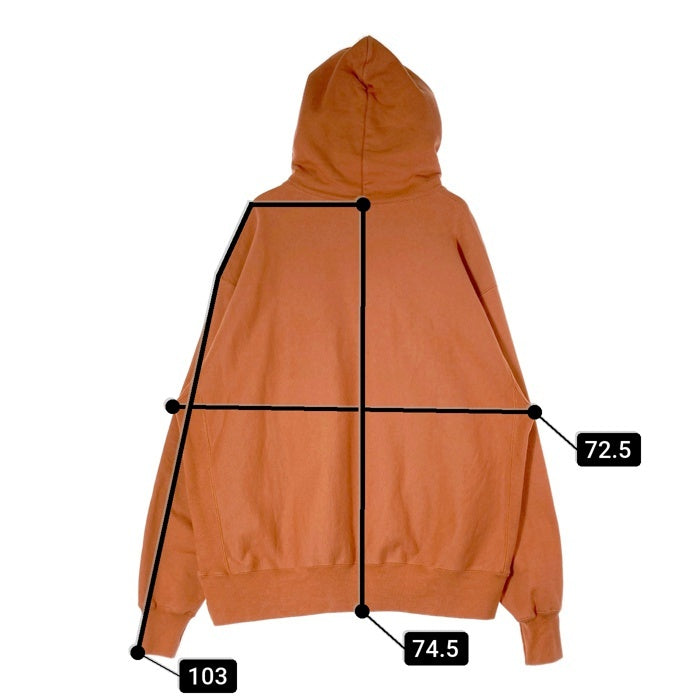 Champion チャンピオン REVERSE WEAVE リバースウィーブ GF68 スウェット プルオーバー パーカー オレンジ size2XL 瑞穂店