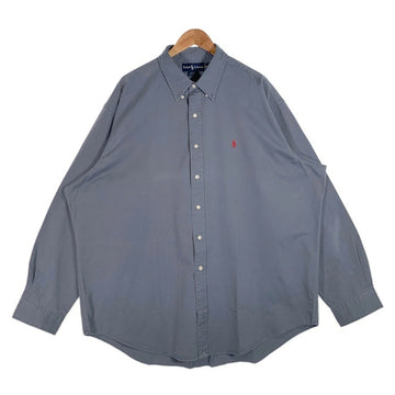 Ralph Lauren ラルフローレン BLAKE コットン ボタンダウンシャツ ブルー Size XXL 福生店